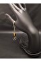 Moon Star Tip Keychain with Tiger's Eye Natural Stone Detail - 3