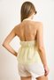 Women's Yellow Halter Neck Bow Detailed Muslin Blouse Blz-19003033 - 6