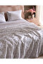 Rouge Single 100% Cotton Karde Printed Pique Set - Gray - 3