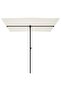Garden Parasol with Aluminium Pole 2x1.5 m Sand White - 2