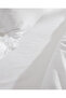 Julien King Size 100% Cotton Ruffle Bed Sheet Piece Duvet Cover Set - White - 6