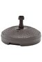 Umbrella Base Sand/Water Filled 20 L Brown Plastic Rattan