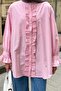 Flores Ruffled Tunic Candy Pink - 3