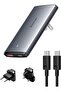 65W Ultra-Slim Fast Charger, Dual Port Travel Adapter, UK + EU + US Wall Charger Plug With 10 - 2
