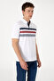 Men's Regular Fit Polo Neck White T-Shirt 50306817-Vr013 - 3