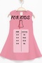 Girl's Cotton Ribbed Crew Neck Sleeveless Dress - 4