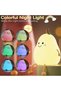 Pear Lamb Duck Panda Bulbs Led Night Light Cute Silicone Dimmable Children Baby Colorful - 3