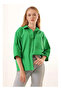 Oversize Long Basic Shirt With Pocket - 2