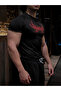 Schwarzwald - Compression Short Sleeve Sport Black T-Shirt | Breathable Slim Fit Stretchy Training & Fitness - 2