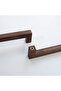 Wooden Handle Set of 2, Solid Wood Handle, Natural Wood Handle, Wooden Drawer Handle, Walnut Color - 6