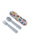 - Kids Utensils Set - Trucks - 3pcs