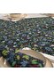 5 Piece Tableware Presentation Set 4 Pieces American Service Supla 35X45 cm + 1 Piece Rectangular Runner - 50X150 - 2