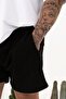 Men's Black Polo Fabric Shorts – Comfortable Fit Casual & Sports Shorts - 4