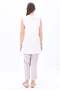 Ecru-Basic Zero Sleeve Undershirt Tunic - 4