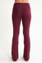 2016 Women's High Waist Spanish Leg Knitted Leggings Burgundy - 7