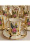 Tera Porcelain Hand Painted Coffee Cup Set - 2