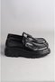 Select 20233 Genuine Leather Special Design Men's Shoes Black Opening - 5
