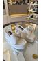 Imported Bow Heart Stone Women's Leather Slippers - 3