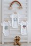 3-Piece Baby Body - Blue Royal Series - Letter H