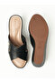 Ladies Wedge Sandals Black | Made In Brazil - 5