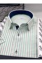 Classic Short Sleeve Striped Gift Boxed Men's Shirt Fs-004166 - Green - 2