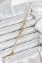 Brass Gold Color Zircon Stone Fish Scale Women's Bracelet - Ebj250620W35600