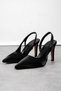Tuly Women's Bow Chain Detailed Ankle Strap Heeled Shoes 4047 - 2