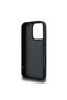 iPhone 16 Pro Max Compatible Case Guess Licensed Pu Leather Quilted Cover with Metal Text Logo Black - 4