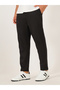 Solid Flat Front Relaxed Fit Pants - 2