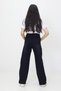 Girls' Jeans Pants Gray Star Embroidery Pipe Leg Daily Casual Jean Style Kids - 4
