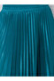 Pleated Elasticated Waistband A-Line Maxi Skirt - 3