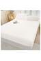 Waterproof Fitted Bedding Topper Set 150 x 200 cm - White