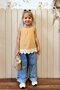 Girls' Jeans with Leg Detail - 2