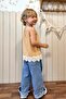 Girls' Blouse with Ruffled Skirts and Stripes - 3