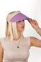 Straw Hat Sun Visor Half Moon Straw Sports Hat - Summer, Natural, Sea and Beach Style Hat - 3