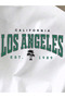 Unisex Los Angeles Special Printed Oversized Crew Neck T-Shirt - 2
