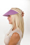 Straw Hat Sun Visor Half Moon Straw Sports Hat - Summer, Natural, Sea and Beach Style Hat - 4
