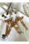 Mink Satin Ribbon Bow 10 Pieces Large Size