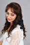 Special Design Navy Blue Maternity Crown with Dangling Earrings and Pearls - 2