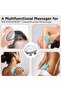 Electric Scalp Massager, Waterproof Handheld Hair Massager with 4 Massage Heads - 5