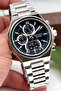 Function Men's Wrist Watch Steel Case & Steel Band Silver-Blue Zmfer186 - 4