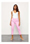 Pink High Waisted Trousers - 3