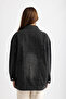 5431 - Comfortable and Stylish Women's Denim Jacket with Laser Detailed Stitching Stones - 3