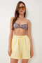 Muslin Shorts with Pockets Lmx0011 Yellow - 2
