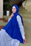 Organic Premium Shawl Cobalt Blue - 2