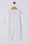 03-18 Ay Polo Baby Boy White Star Jumpsuit - White - 2
