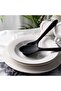 2 Pieces Hard Tip Heat Resistant Fireproof Non-Stick 28 cm Silicone Food Spoon Set - 6