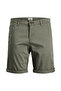 Men's Regular Fit Khaki Chino Shorts - 12165604 - 4