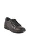Black Genuine Leather Anatomical Women's Casual Shoes 630 Z - 3