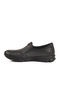 Black Genuine Leather Anatomical Women's Casual Shoes 609 Z - 2